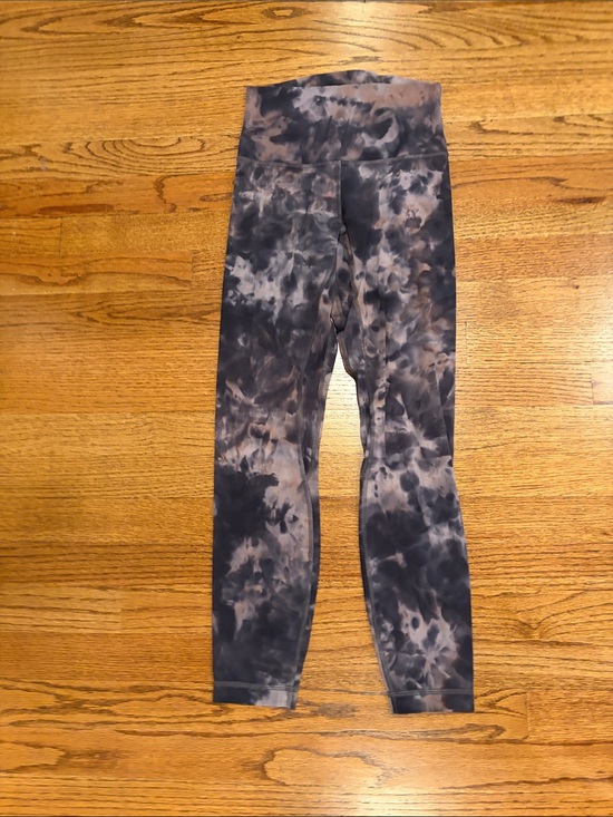 lululemon athletica Pants - lululemon Align Women's Diamond-Dye High-Rise Leggings - 4 - Black and Pink